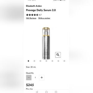 Elizabeth Arden Prevage Anti- Aging Daily Serum 2.0 . New In A Box